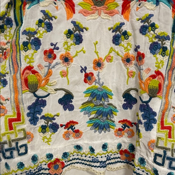 Johnny Was Multicolor Embroidered Tunic - Picture 5 of 6